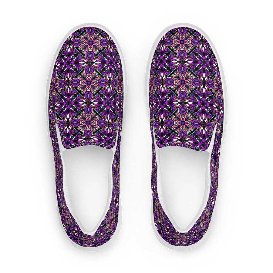 Mens Slip On Canvas - Gender Fluid Abstract product image (8)