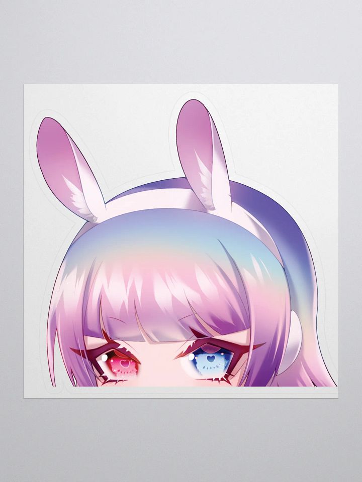 FIND THE RABBIT PEEKING STICKER product image (1)