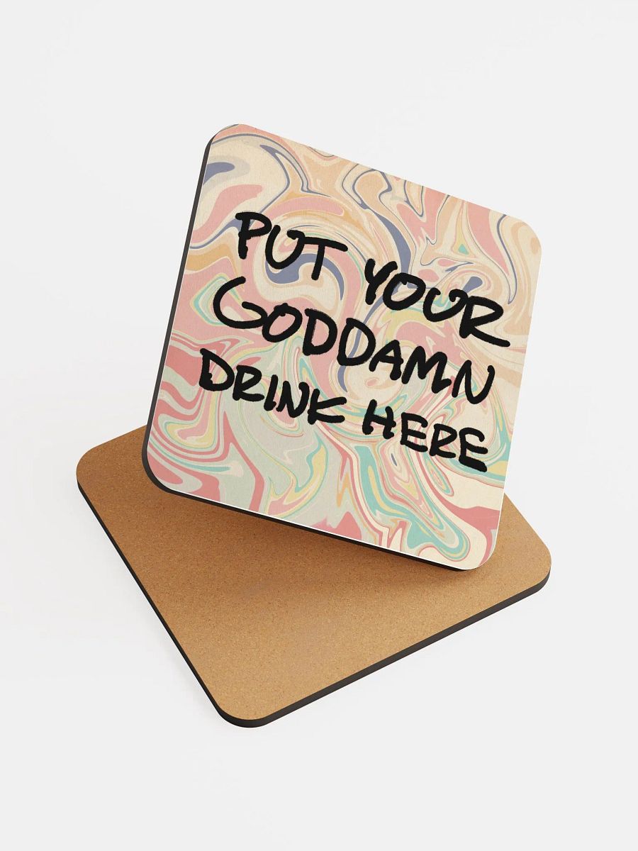 PYGDH coaster (trippy marble #2) product image (6)