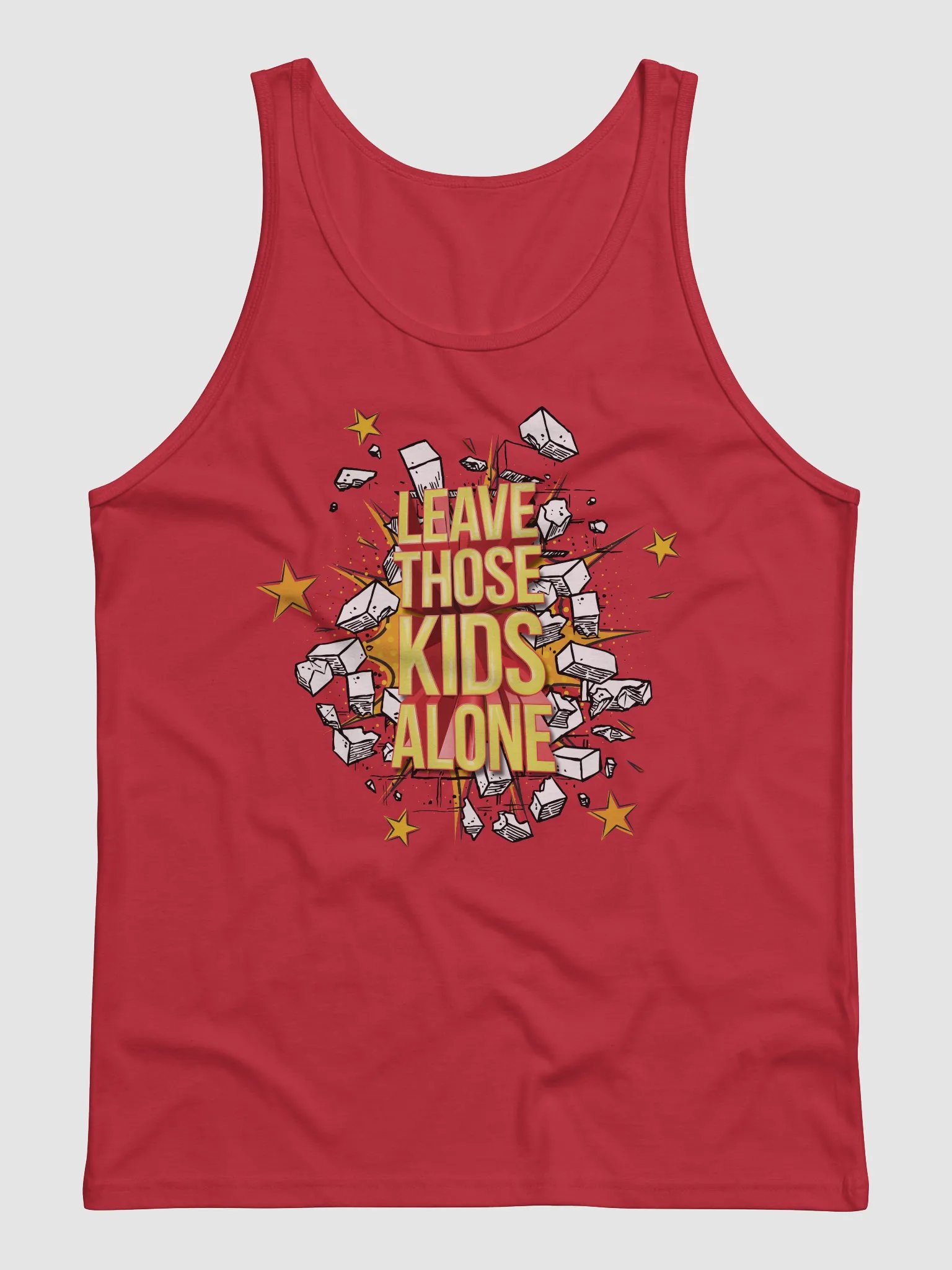 Exploding Bricks Logo Tank Top (Bella+Canvas Jersey Tank Top) product image (1)