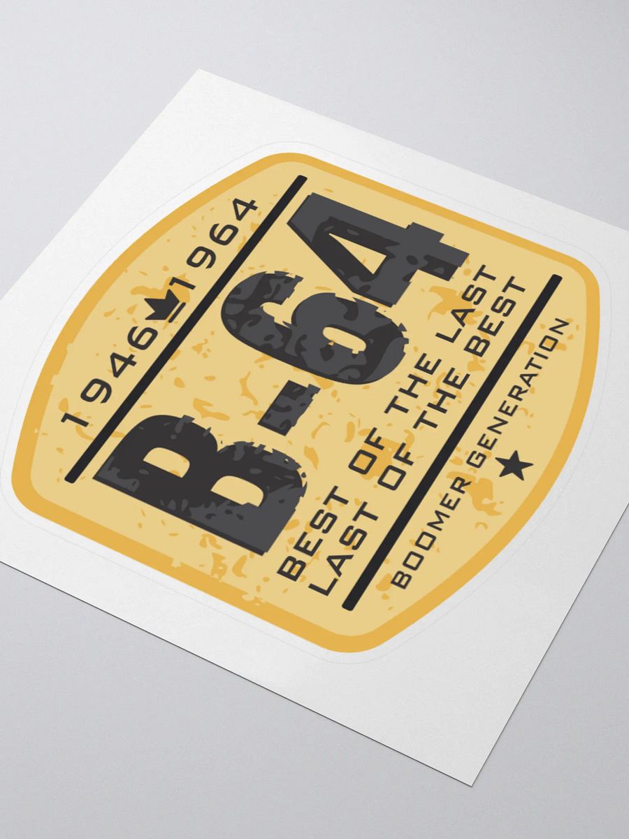 Boomer Generation Emblem Kiss Cut Stickers product image (3)