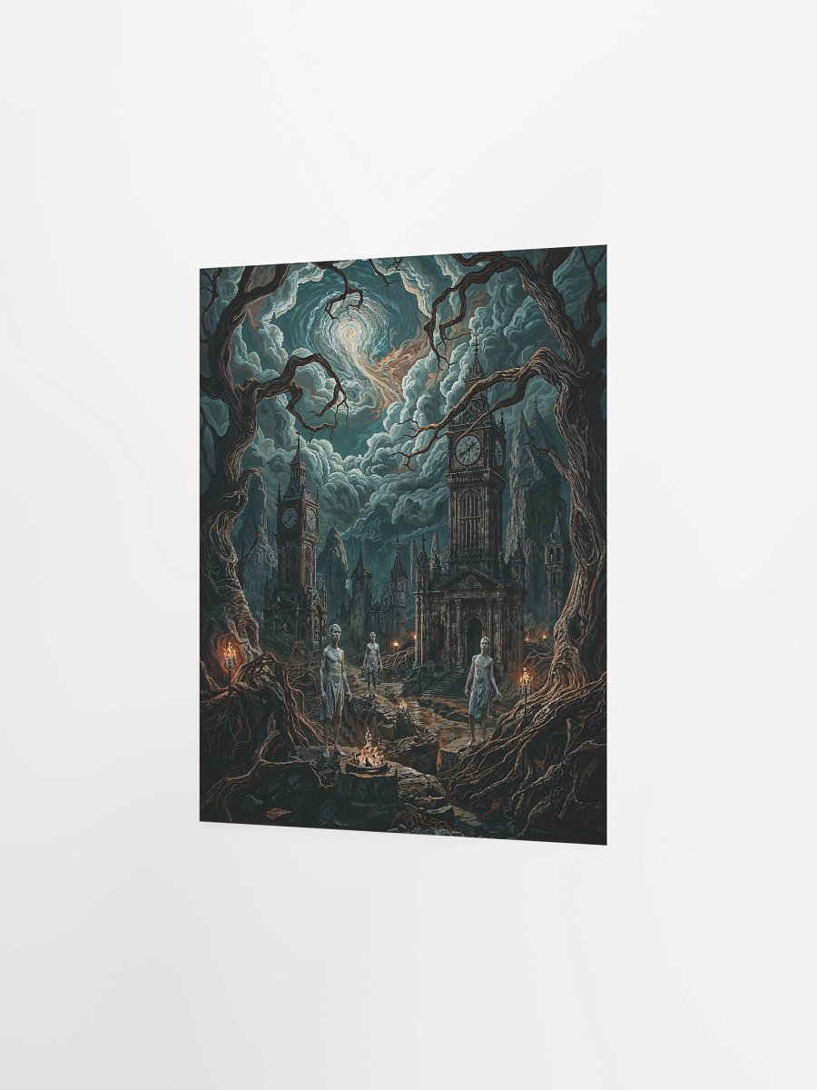 Ritual Beneath the Shattered Clock Matte Poster product image (15)