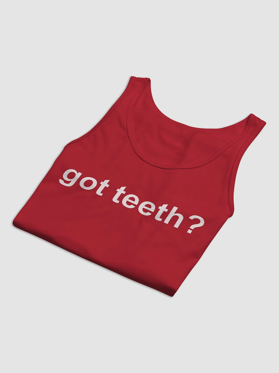 got teeth? jersey tank top product image (44)