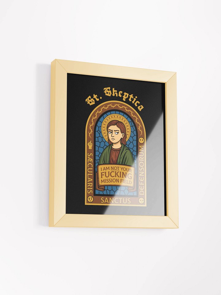 St. Skeptica - Not Your Mission Field Print (Explicit) product image (2)