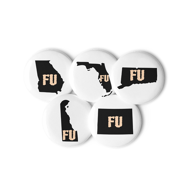 Invisible Collection: Set of Mysterious Pin Buttons product image (3)