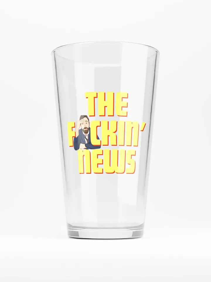 The F*ckin' News Kellerman Pint Glass product image (1)
