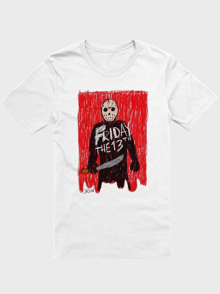 🔪 "JASON" CreepyKids Girl Horror Tee Art Print🔥 product image (1)