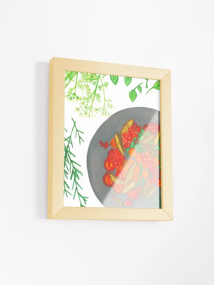 Simple Plate Framed Print product image (13)