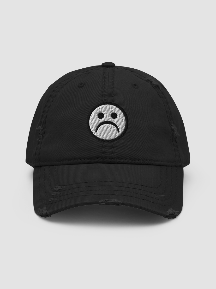 Sad face - Distressed Dad Hat product image (1)