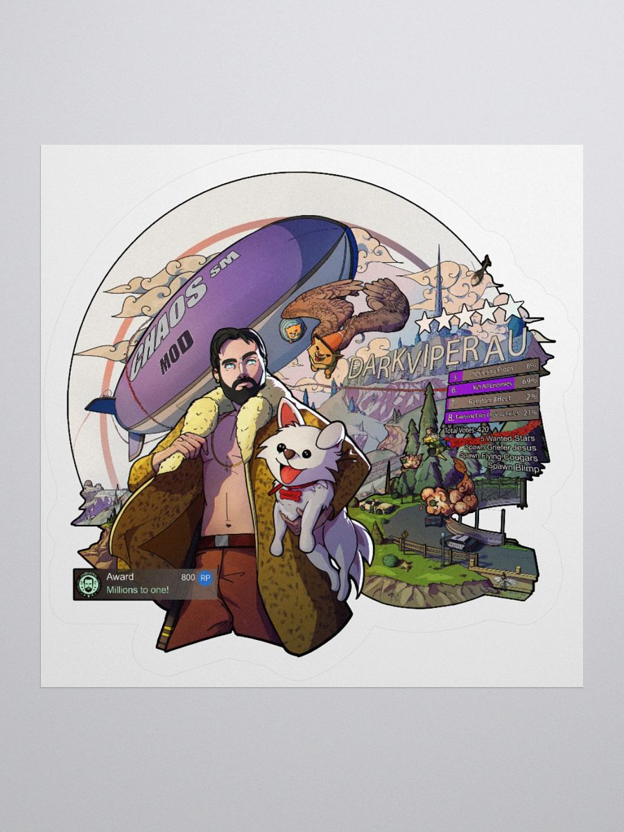 Chaos Mod Hero Sticker product image (2)