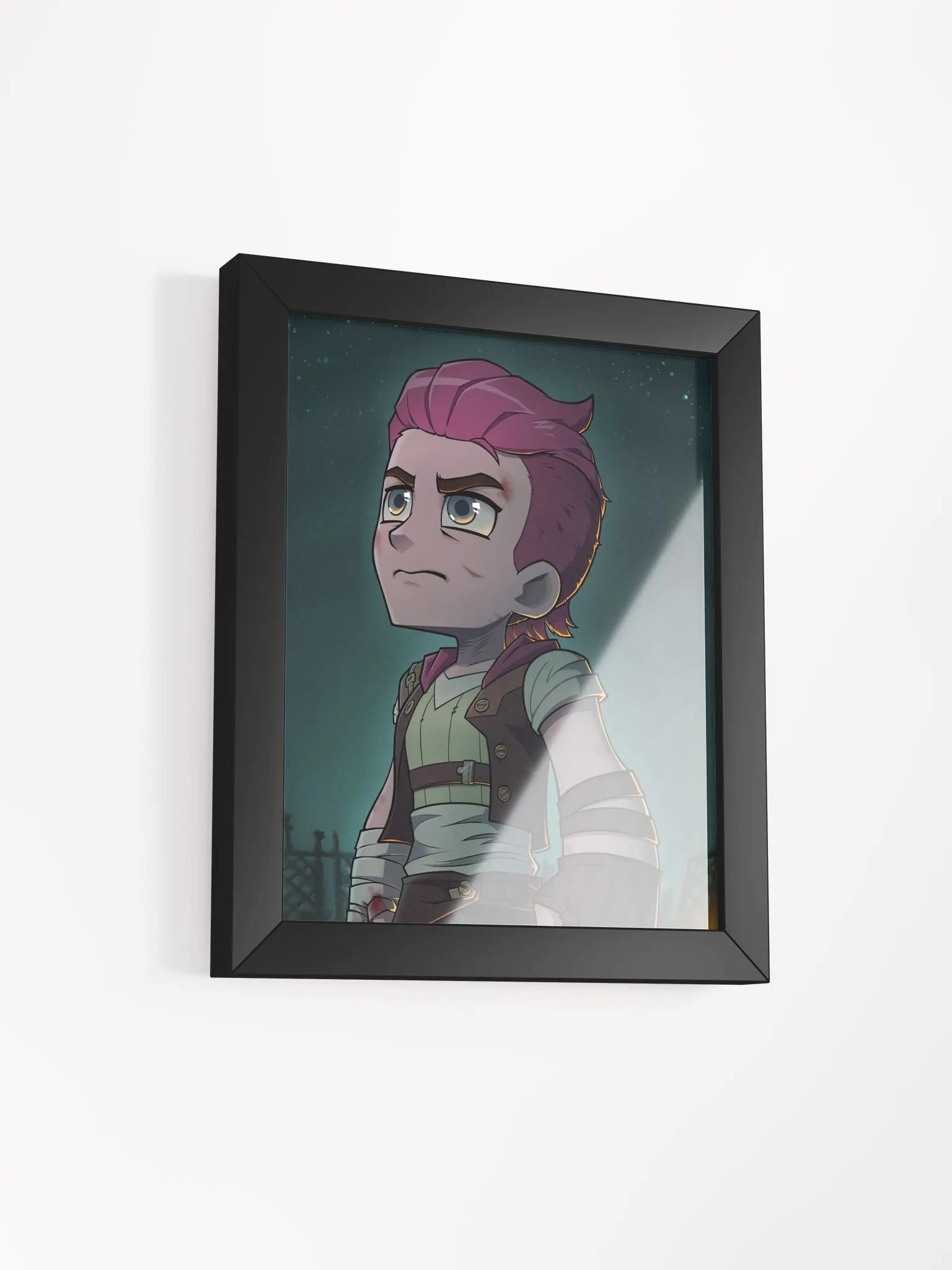 Pink Hair Girl Framed Poster product image (33)