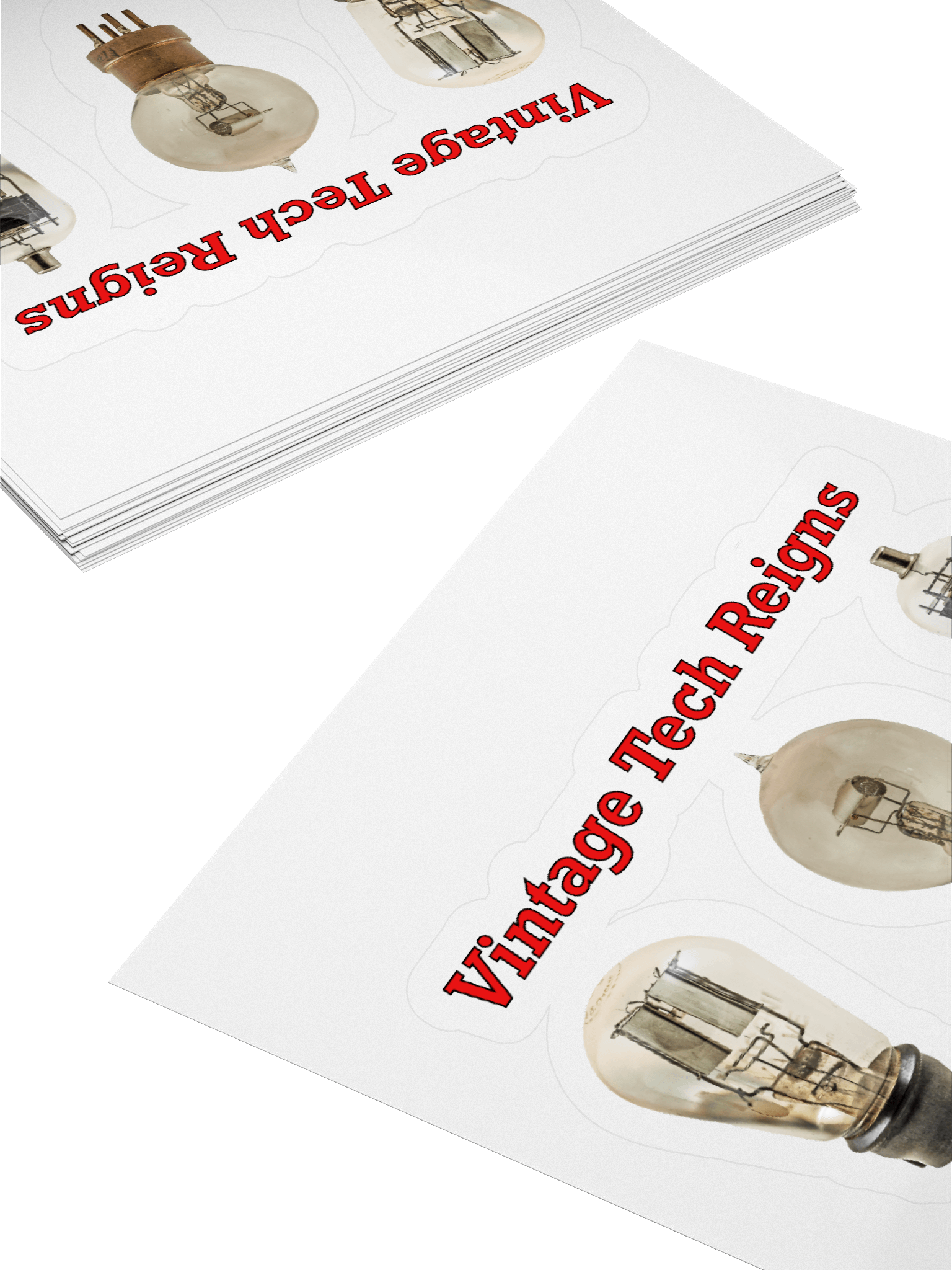 Vintage Tech Reigns Stickers product image (10)
