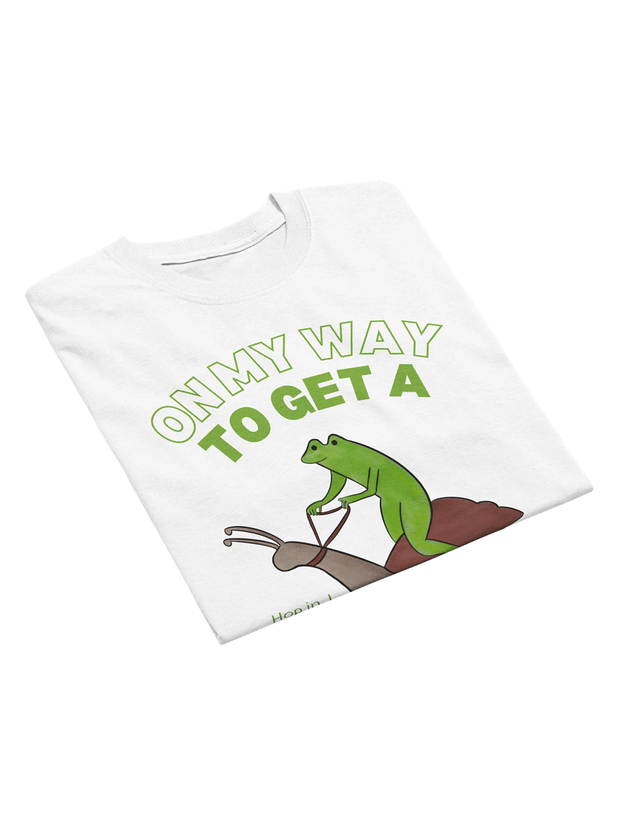 On My Way To Get A Lobotomy Frog On A Snail T-Shirt product image (6)