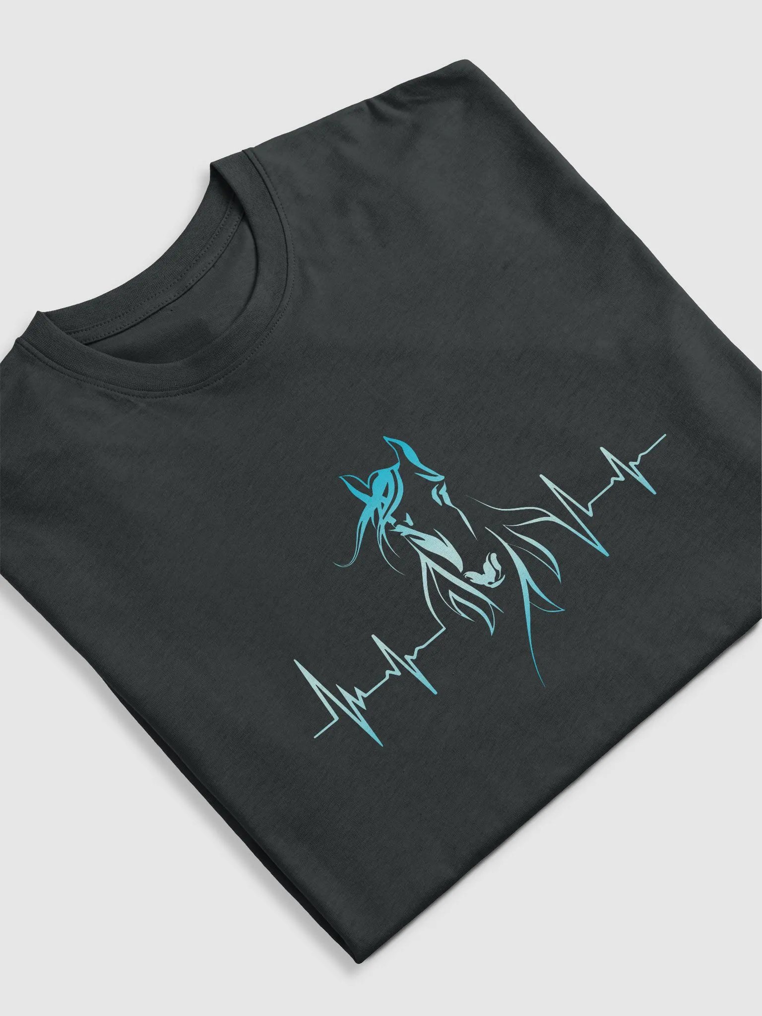 Horse Heartbeat Cotton Heritage Men's Premium Heavyweight Tee product image (5)