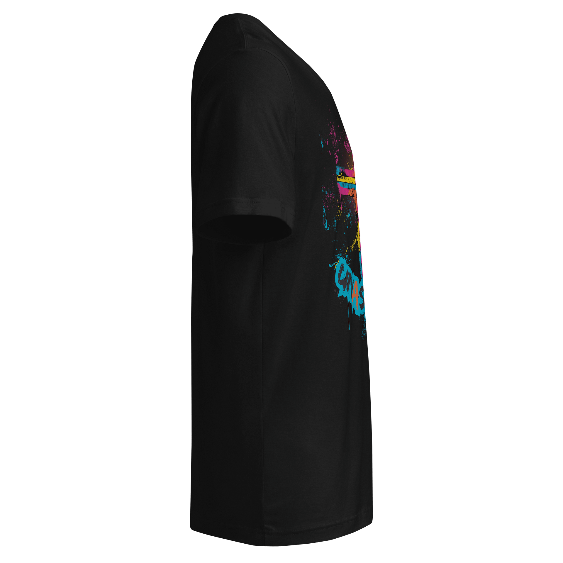 Unashamed Ro 1:16 Cross V-Neck T-Shirt - Unisex Bella + Canvas fit product image (7)