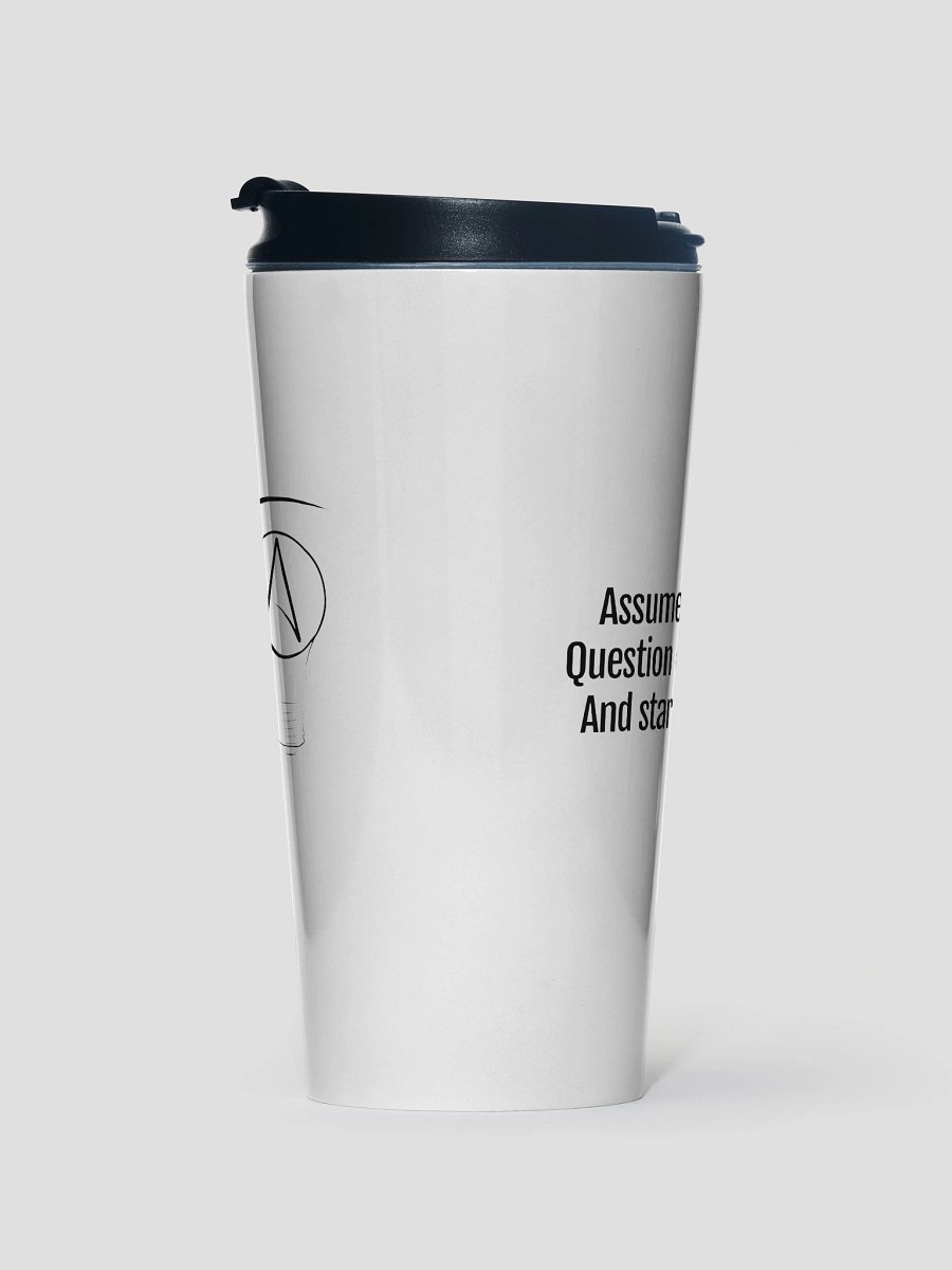 TTA logo Stainless Steel Travel Mug with slogan product image (1)