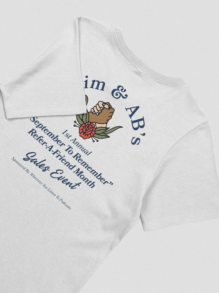 Refer-a-Friend Month T-Shirt (Women's) (Front and back) product image (1)