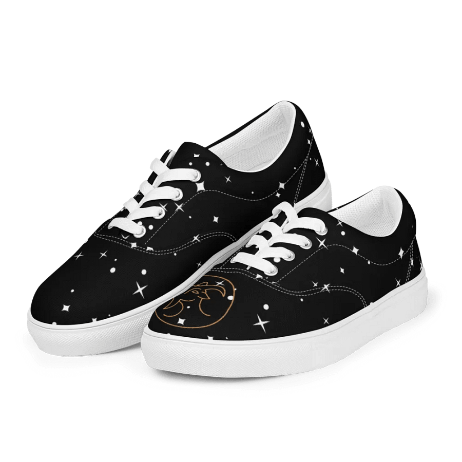 Starry Night Capricorn Women's Lace-Up Shoes product image (4)