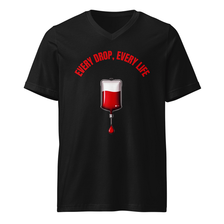transfusion, Lifeblood, every drop, every life V-Neck Tee product image (1)