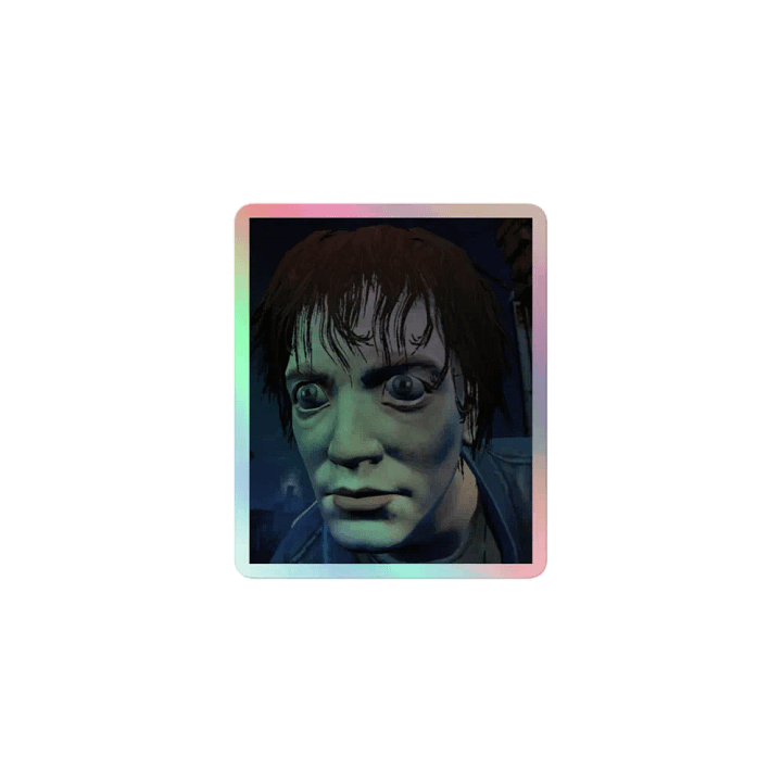 Cursed Quentin Holo sticker product image (1)