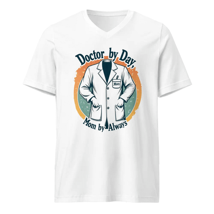 Doctor by Day, Mom by Always v-neck tee product image (1)