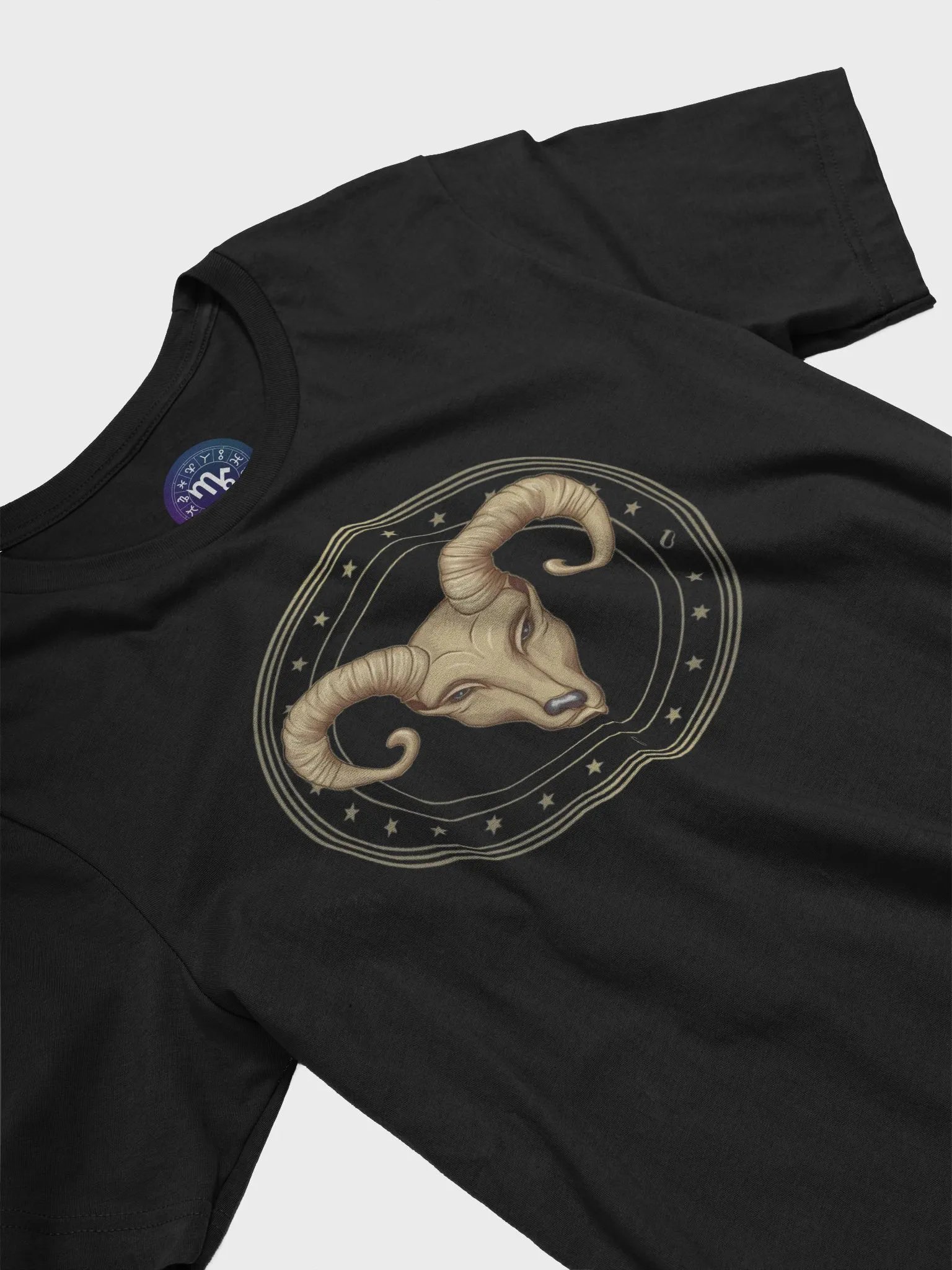 Exclusive Aries Zodiac T-Shirt - Unisex Astrology Gift with Classic Ram and Celestial Design product image (5)