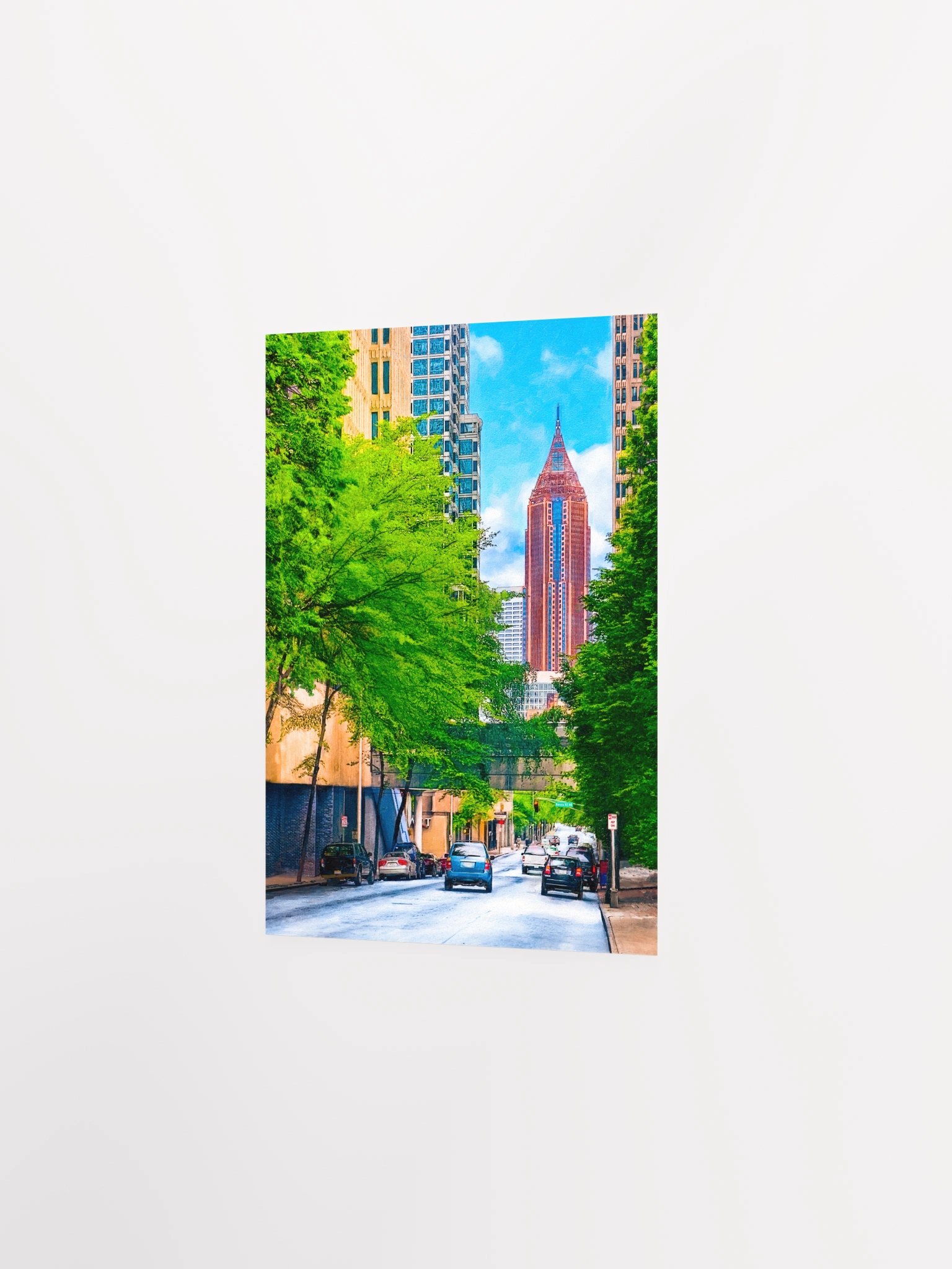 Atlanta Skyscrapers – Bank of America Plaza Studio Art Print product image (12)