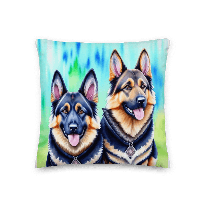 Happy Pups All-Over Print Pillow product image (1)