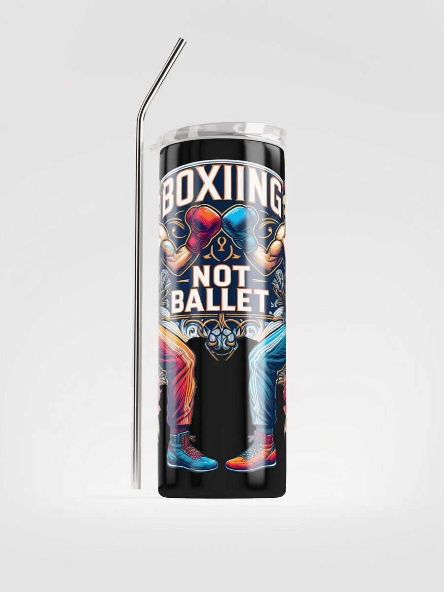 Boxing Not Ballet Rumble & Grace Glossy Stainless Steel Tumbler product image (4)
