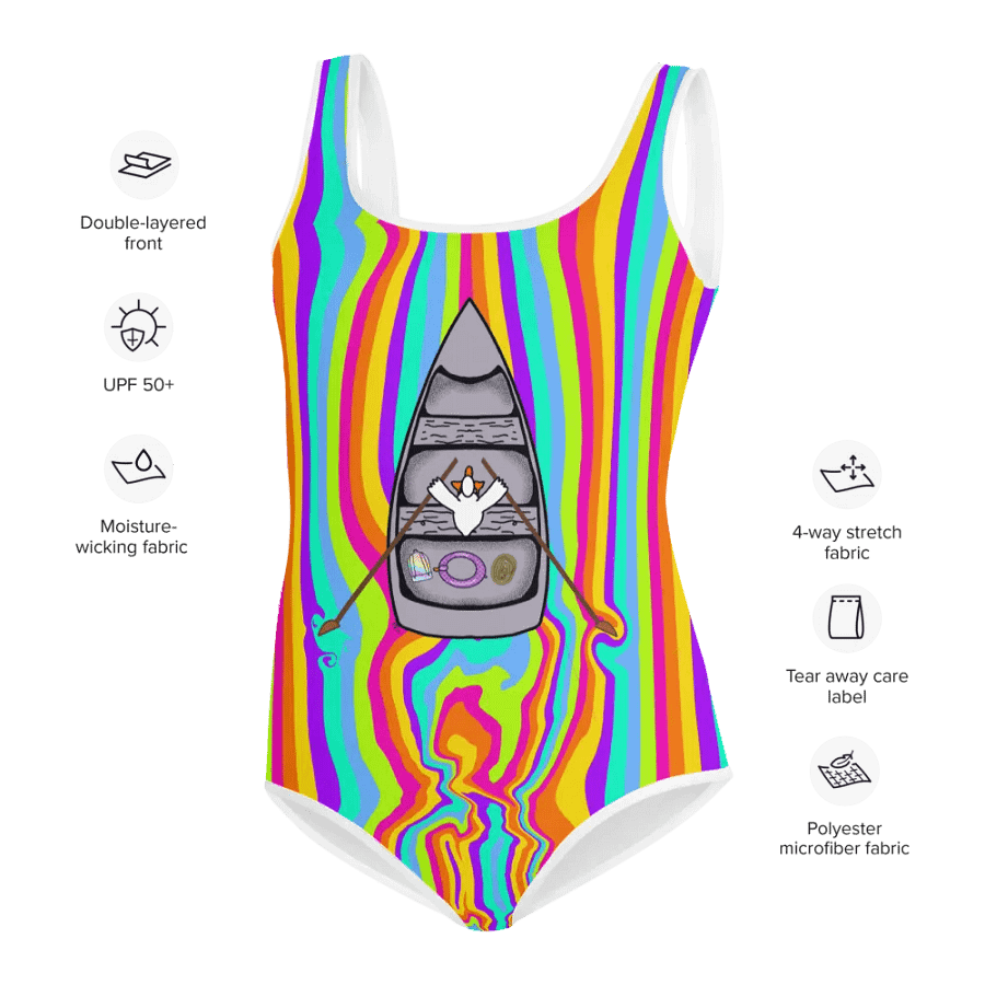 Row Row Row Your Boat youth swimsuit product image (6)