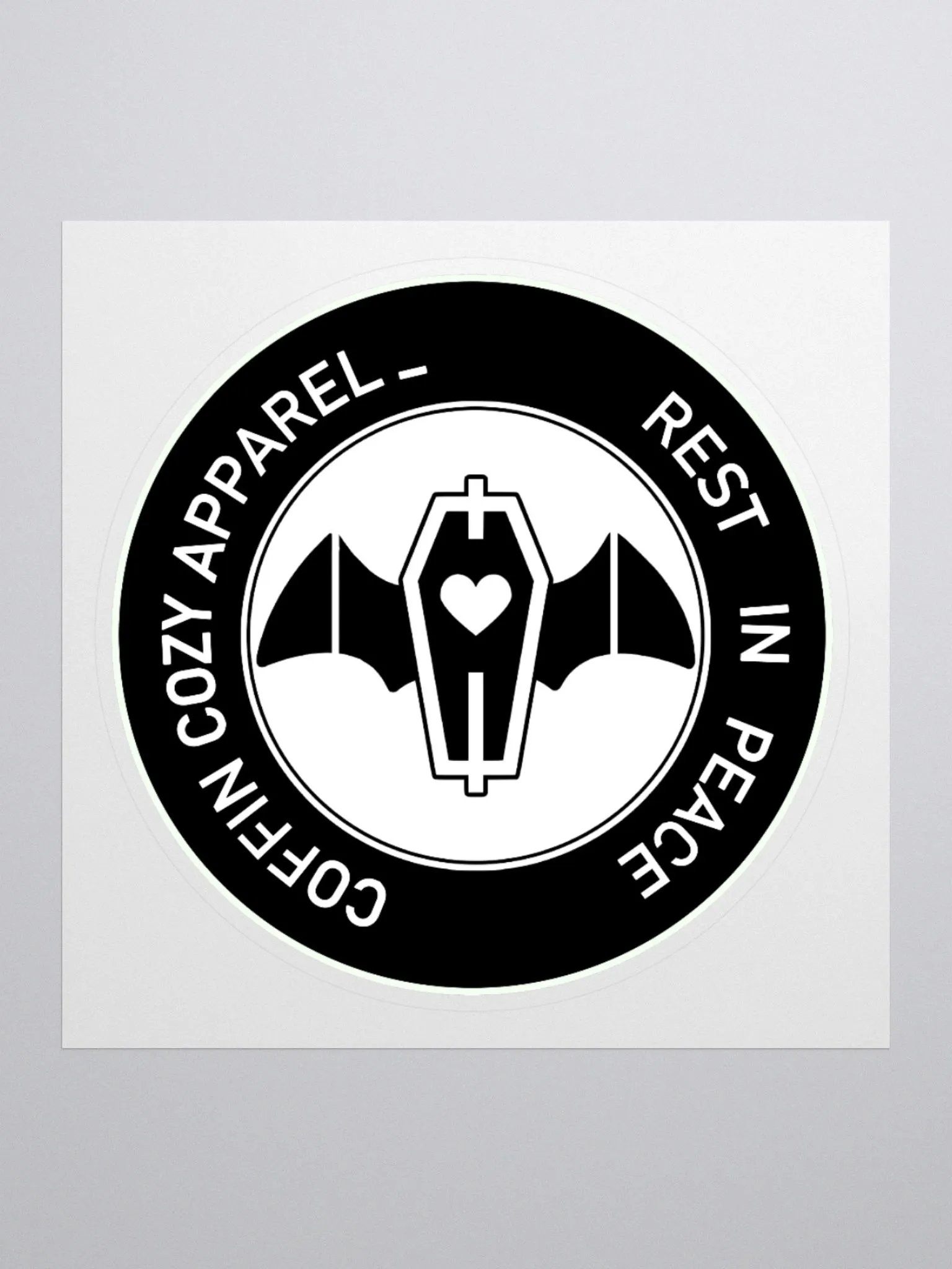 Coffin Cozy Club Sticker product image (2)