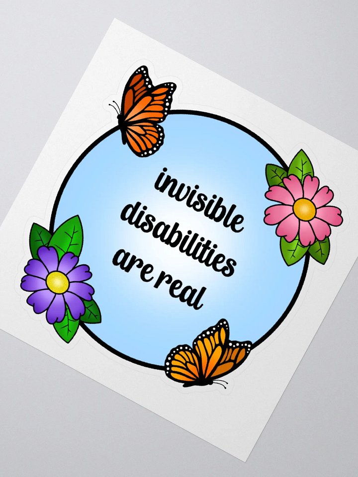 Invisible Disabilities Sticker product image (2)