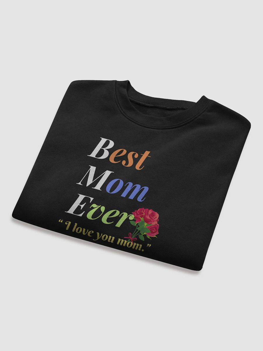 Best Mom Ever Bella+Canvas Women's Fleece Crop Sweatshirt product image (8)