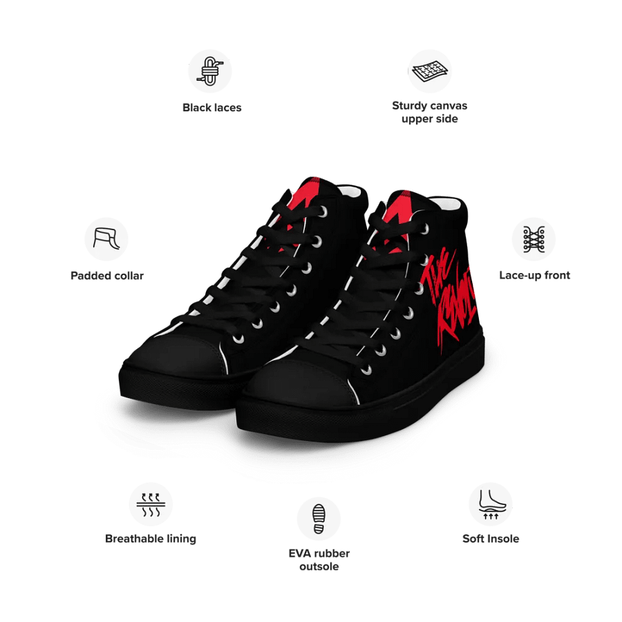 Aero Red & Black High Top product image (12)
