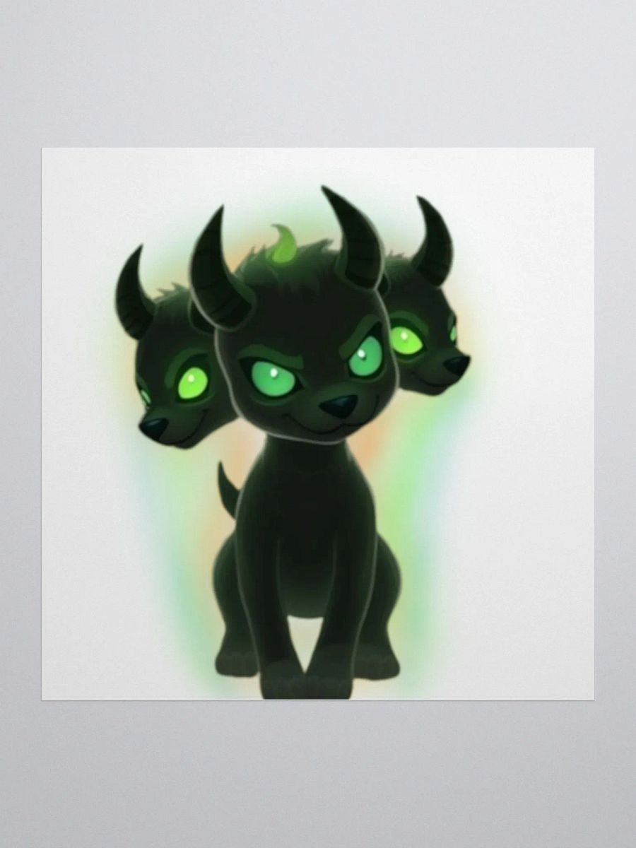 Krush's Cerberus Pup Vinyl Sticker 🐾💖 product image (6)