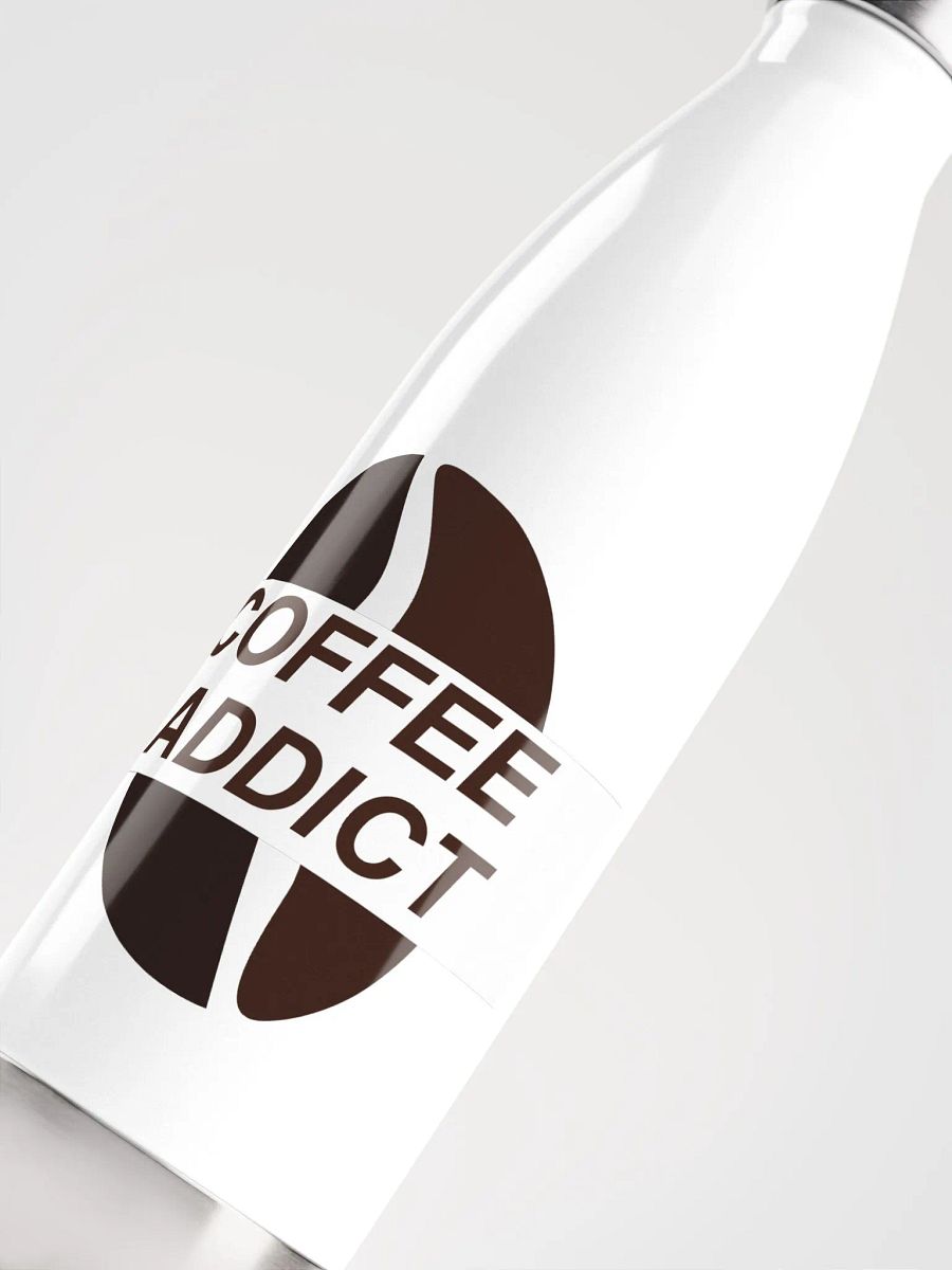 Coffee Addict Stainless Steel Water Bottle product image (5)