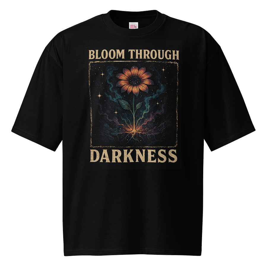 Cosmic Bloom Oversized Tee product image (1)