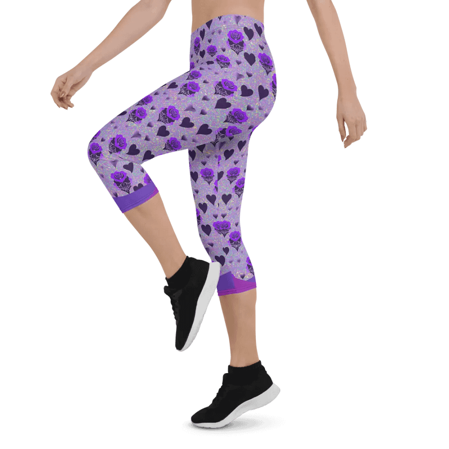 Shadowheart Bloom Iridescent Capri Leggings product image (4)