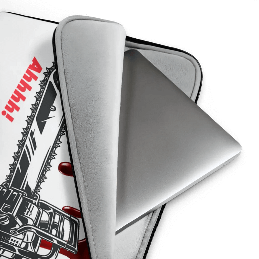 Chainsaw Scare! Laptop Case product image (4)