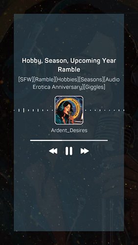 Ramble for your listening pleasure here. It’s getting surreal as I am preparing all sorts of data for my upcoming year annive...