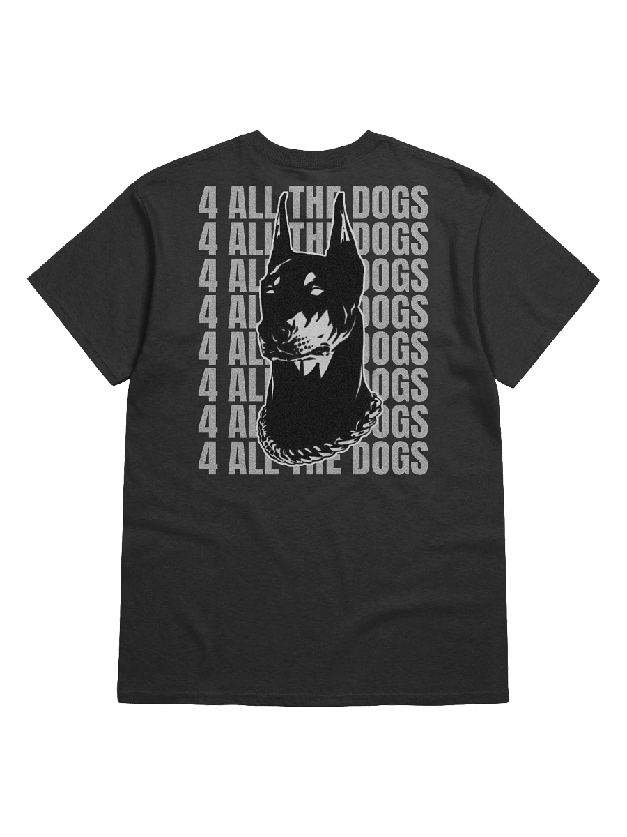 FOR ALL THE DOGS T-SHIRT BLACK product image (1)