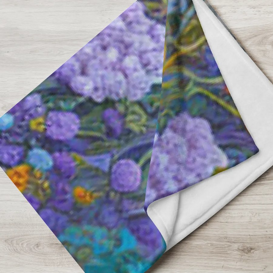 Blue Goddess Cosy Fleece Blanket product image (5)