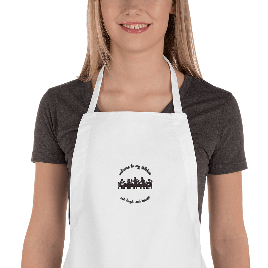 Welcome to My Kitchen Embroidered Apron product image (1)