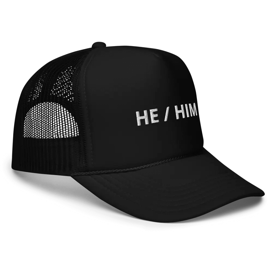 He / Him - Embroidered Trucker Cap product image (3)
