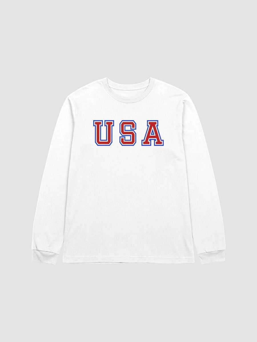 USA with Mouse Long Sleeve (Blue/Red) product image (1)