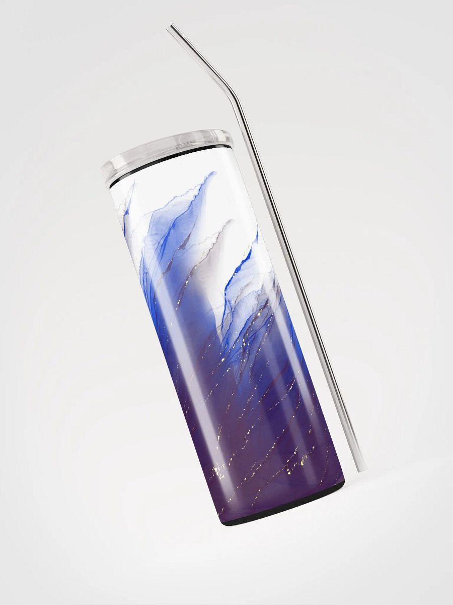 Twilight Whispers: Purple & Midnight Blue Tumbler product image (3)