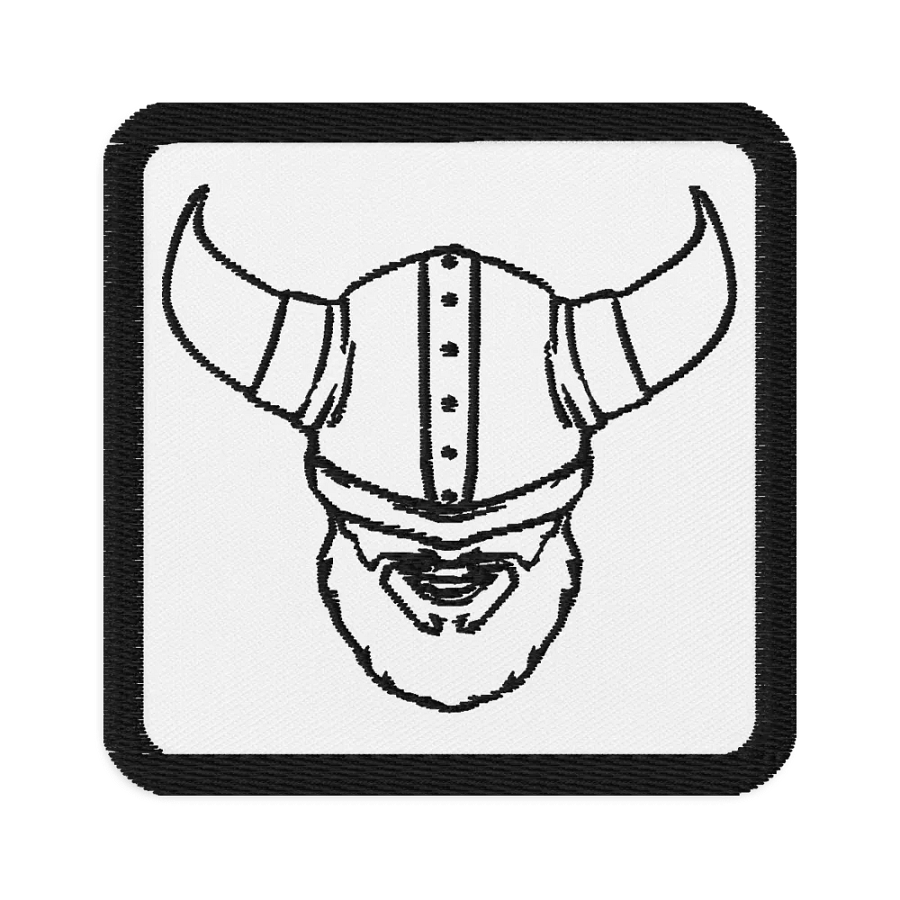 Monochrome Light Mode Viking Patch product image (1)