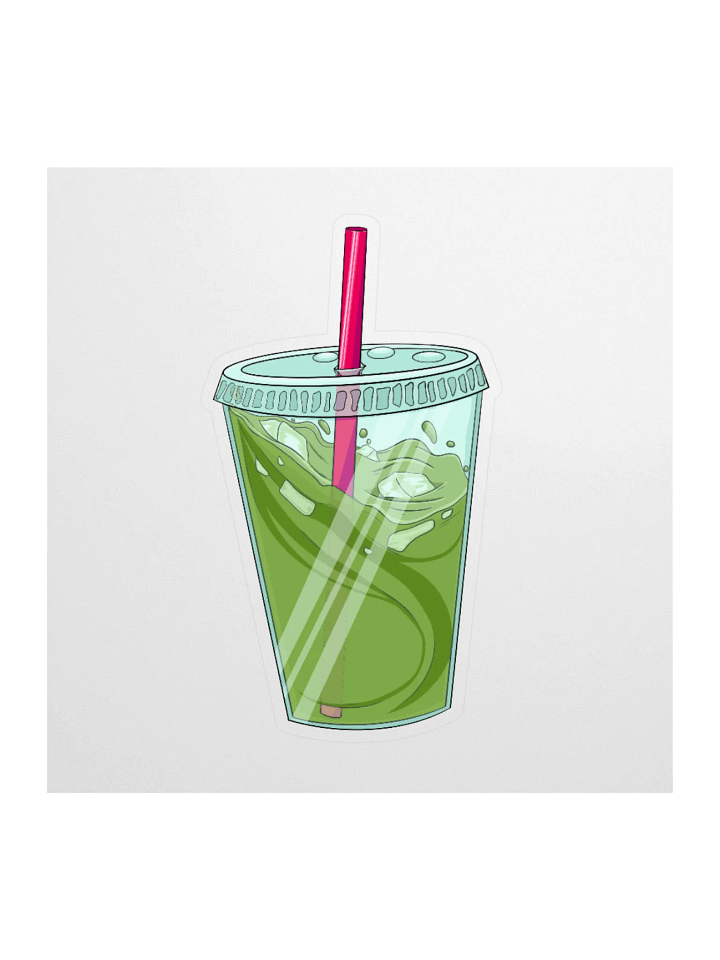 Iced Matcha sticker product image (1)