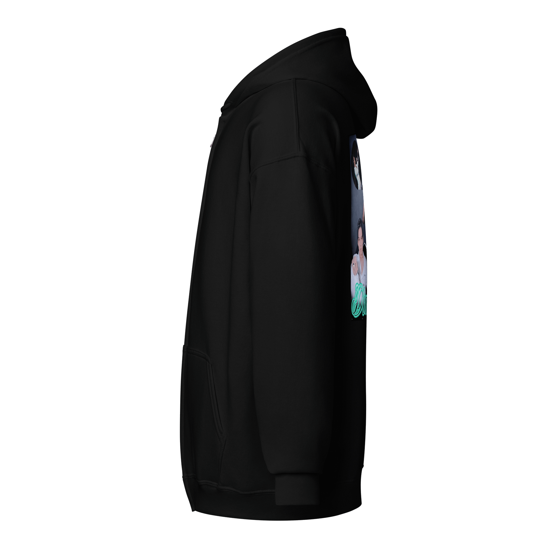 Singer From Kazakhstan Zippered Gildan Unisex Hoodie product image (4)