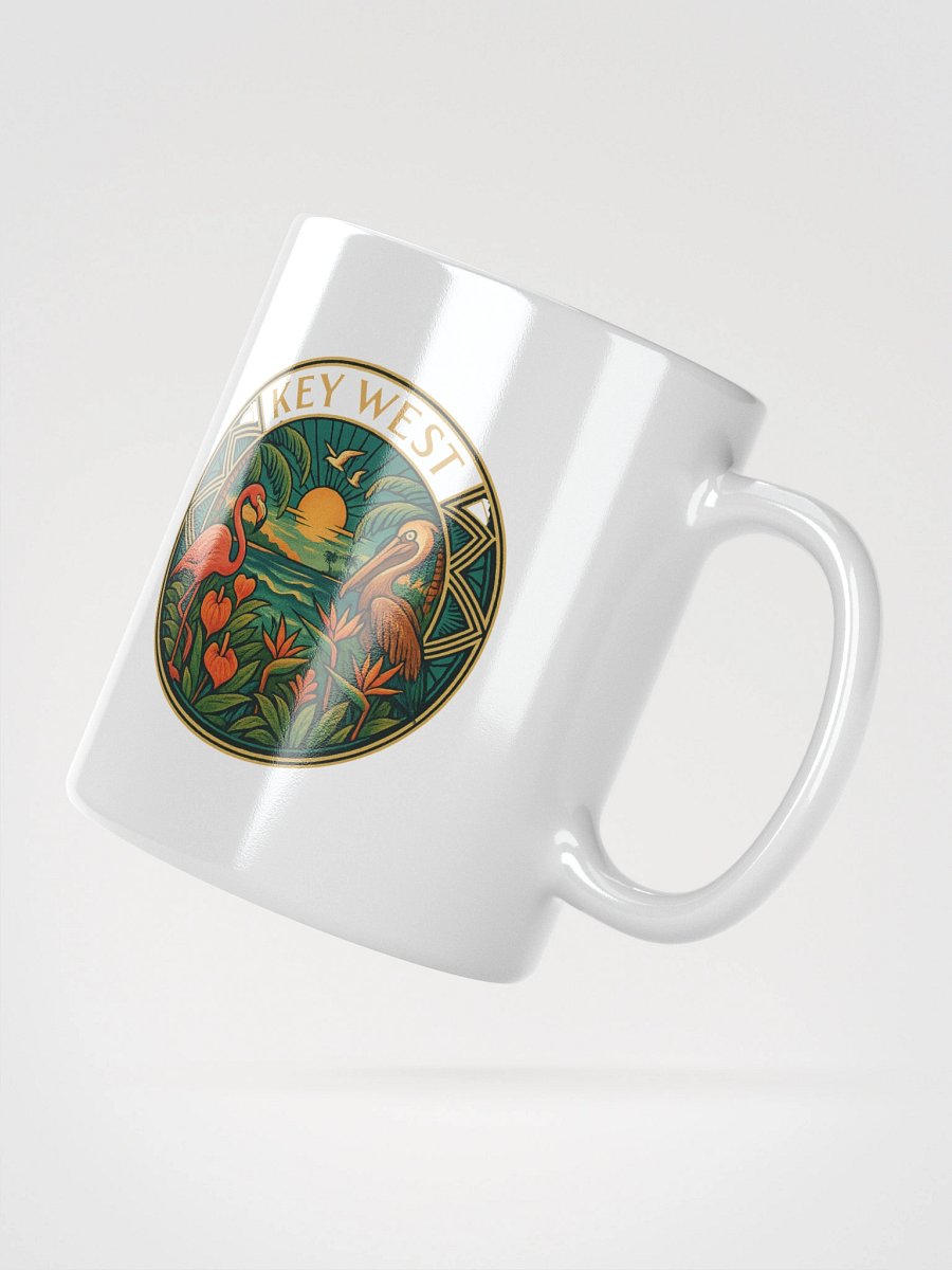 Key West Ceramic Mug with Pelican and Flamingo product image (4)